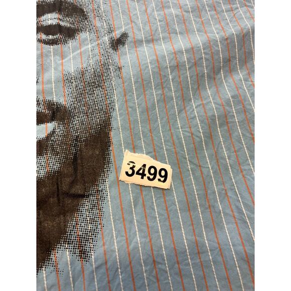Makaveli Branded Button Up Shirt Men's 2xl Striped Tupac Rose Concrete‎ - Picture 6 of 6